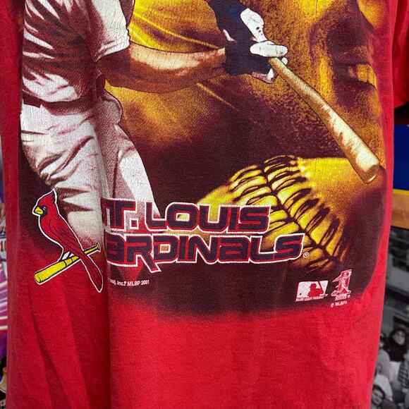 Vintage St. Louis Cardinals Albert Pujols MLB CSA Coin Tee - Picture 3 of 8